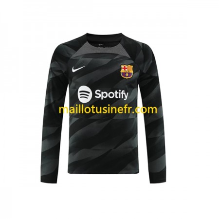 Maillot de Foot FC Barcelone Extérieur Gardien 2023-24 Manches Longues